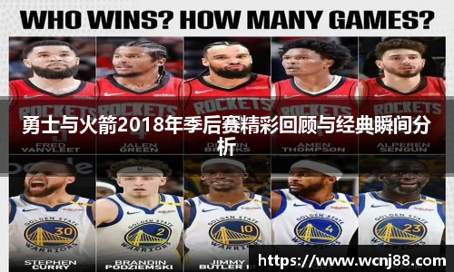 勇士与火箭2018年季后赛精彩回顾与经典瞬间分析